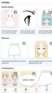 Learn to draw anime скриншот 3