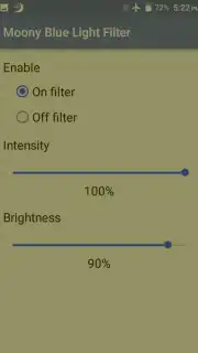 Moony Blue Light Filter скриншот 1