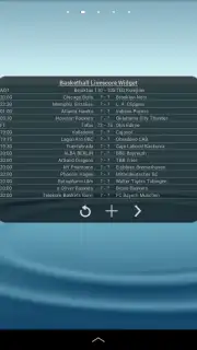 Basketball Livescore Widget скриншот 7