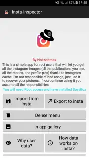 Insta-inspector скриншот 6