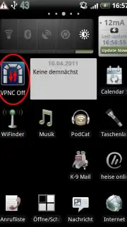 VPNC Widget скриншот 5