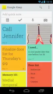 Google Keep скриншот 6