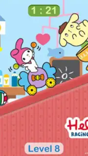 Hello Kitty games - car game скриншот 3