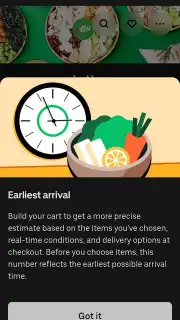 Uber Eats скриншот 6