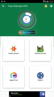 Free Unlimited VPN скриншот 1