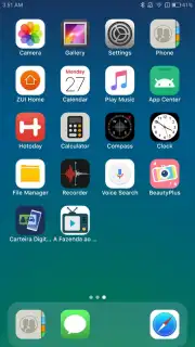 Launcher iOS 16 скриншот 1
