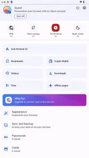 Opera Browser скриншот 3