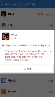 CMSecurity Heartbleed Detector скриншот 4