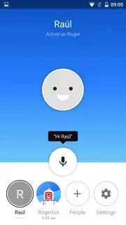 Roger - Voice Conversations скриншот 1