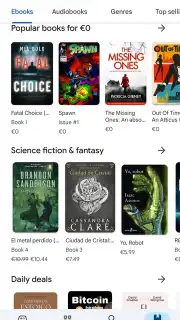 Google Play Books скриншот 4