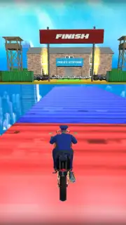 Police Bike Stunts Games скриншот 12