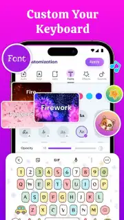 Keyboard for WhatsApp : Stylish Fonts Keyboard скриншот 4
