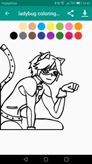 Coloring Ladybug & Blackcat скриншот 1