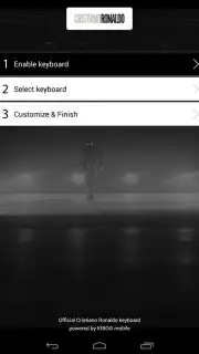 Cristiano Ronaldo Official Keyboard скриншот 7