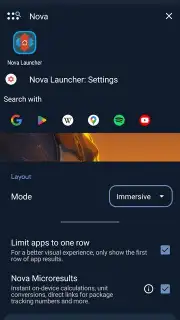 Nova Launcher скриншот 2