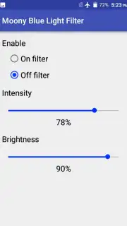 Moony Blue Light Filter скриншот 2