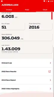 Official F1 ® App скриншот 2