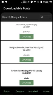 GxFonts - Custom fonts for Samsung Galaxy скриншот 2