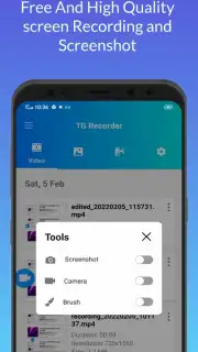 TG Recorder - Screen Recording скриншот 6