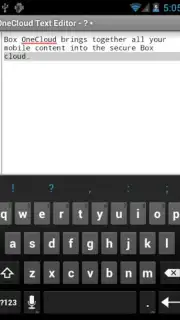 OneCloud Text Editor скриншот 1
