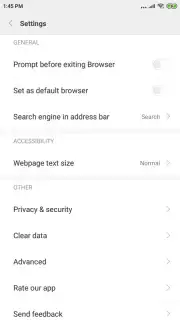 Mint Browser скриншот 8