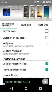 Keypad Lock Screen WatchDog скриншот 1