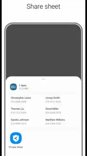 Samsung Private Share скриншот 5