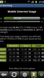 3G Watchdog скриншот 2