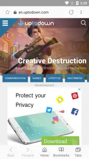 Samsung Internet Lite/Go скриншот 2
