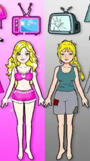 Chibi Doll Dress Up DIY Games скриншот 2