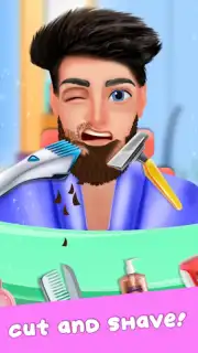 Barber Salon Beard & Hair Game скриншот 3