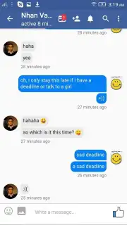 Lite Messenger FB скриншот 9