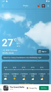 Daily Weather Free скриншот 1