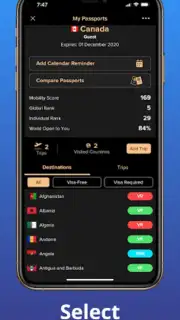 Passport Index скриншот 8