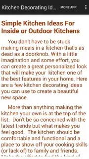 Kitchen Decorating Ideas скриншот 1