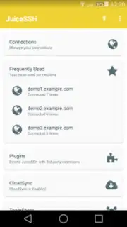 JuiceSSH скриншот 3