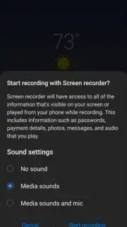 Samsung Record screen скриншот 2