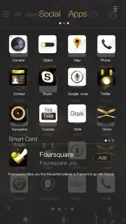 Gold Rush GOLauncher EX Theme скриншот 2