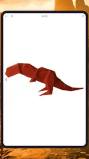 Origami dinosaurs paper shapes скриншот 14