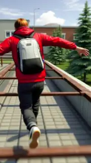 Going Up Jump Parkour Rooftop скриншот 4