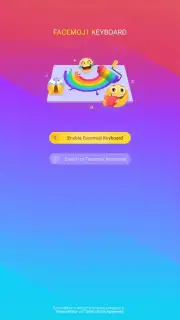 Facemoji Keyboard скриншот 1
