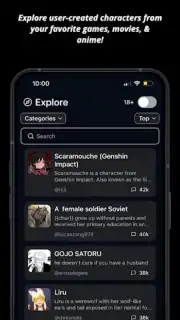 Charstar: AI Character Chat скриншот 3