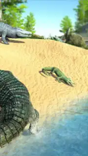 Wild Crocodile Family Sim Game скриншот 2