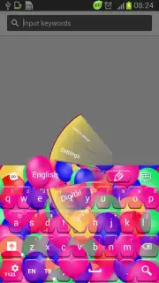 Balloons Keyboard скриншот 7