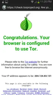 Orweb: Private Web Browser скриншот 4