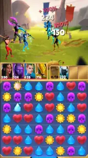 Puzzle Clash Heroes: Neolympia скриншот 9