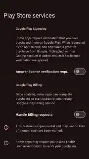microG Services (GmsCore) скриншот 1