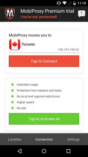 Mobiproxy скриншот 4