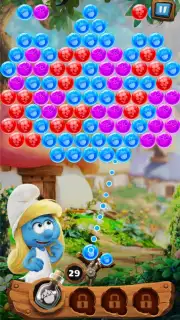Smurfs Bubble Story скриншот 2