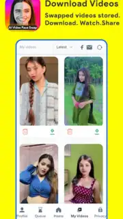 Face Swap AI Video Editor скриншот 1